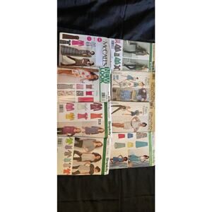 Lot of 8 Womens Patterns Simplicity McCalls